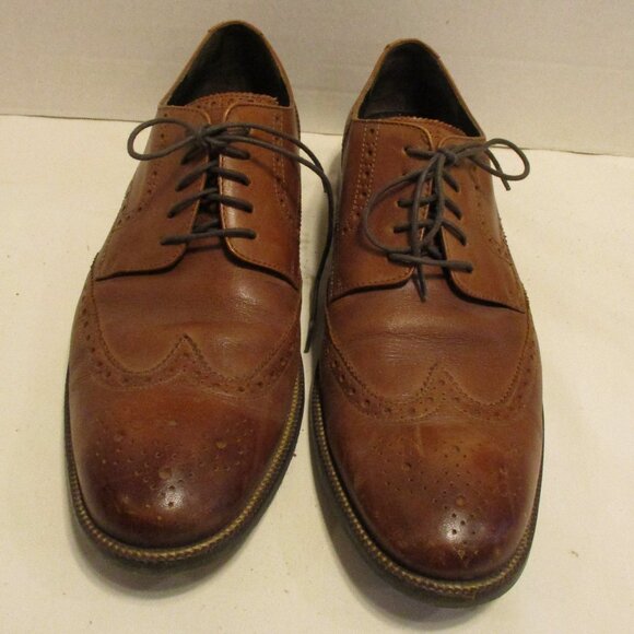 Cole Haan Oxford Men Size 10 Brown Black Lace Up Business Travel Dress Shoes main image 8